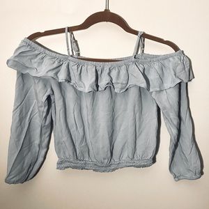 H&M GIRLS COLD SHOULDER TOP